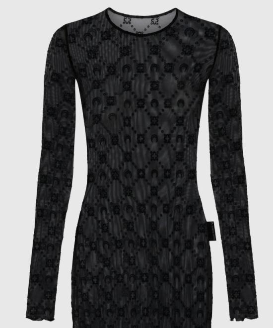 MARINE SERRE Women Mid Skirts WDR267ACJER0005 BK99 BLACK