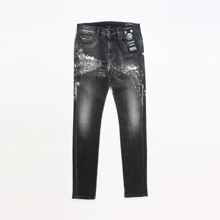 【W28L30】【W29L30】ジーンズ デニム パンツ メンズ D-AMMY-Y-SP4 ヴィンテージウォッシュ＆ブリーチ加工 ストレッチ die-m-p-e4-528