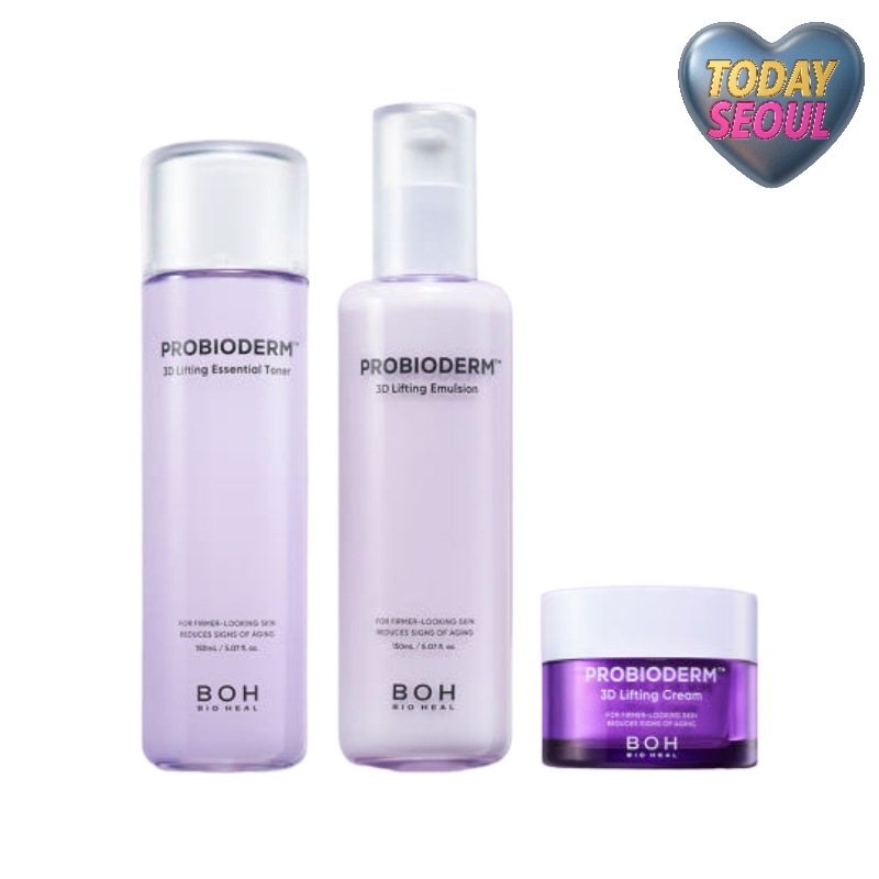 プロバイオダム3Dリフティングスキンケア2種セット（エッセンシャルトナー150ml＋エマルジョン150ml＋リフティングクリーム15ml）