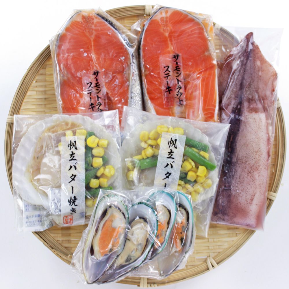 （グルメギフト）小樽海洋水産 北の幸 海鮮焼き詰合せ