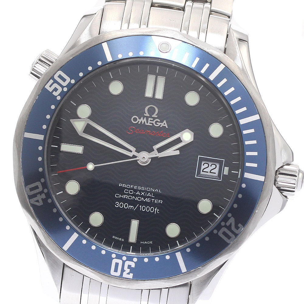 オメガ OMEGA 2220.80 シーマスター300 デイト コーアクシャル 自動巻き メンズ _877796【中古】