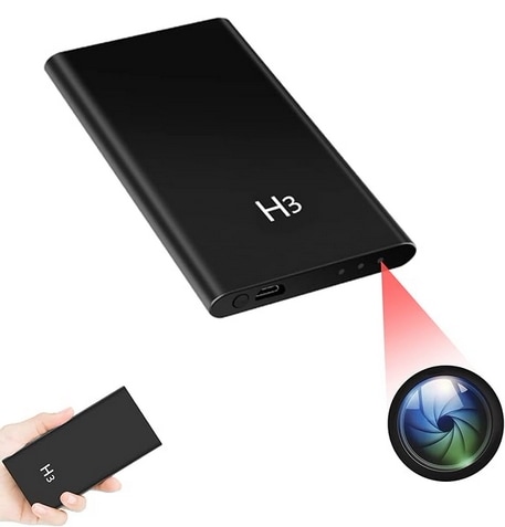 1080Pモバイルバッテリー付き隠しカメラ5000mAhバッテリー暗視機能搭載ベビーモニターピンホールカメラHD隠しカメラポータブルカメラ