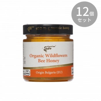 Bulgarian Bee はちみつ 有機ワイルドフラワー 300g x12個セット