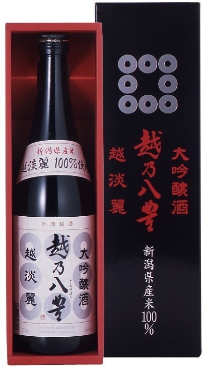1ケース単位6本入り大吟醸　越乃八豊　越淡麗　720ｍｌ6本入り清酒メーカー：越後酒造場