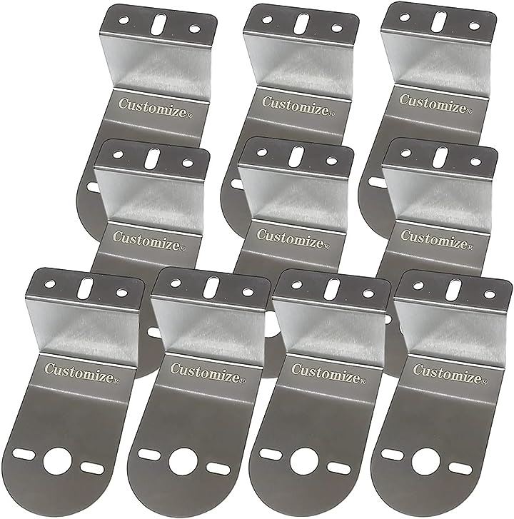 マーカーランプ ステー トラック用品 マーカーステー Z型ステー 10折り曲げタイプ ステンレス