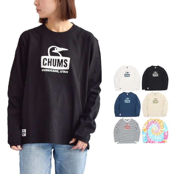 【2024春夏新作】 Tシャツ Booby Face L/S T-Shirt 長袖 ロンT メンズ レディース ユニセックス 綿 コットン 全6色 M-XL CH01-2274