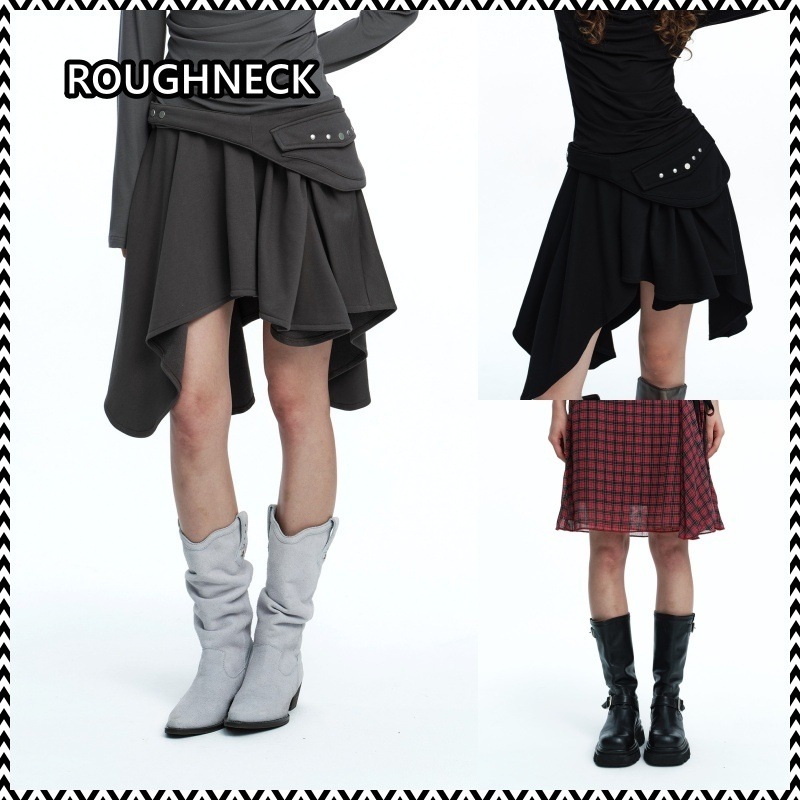 ROUGHNECK Unbalance Tie Skirt