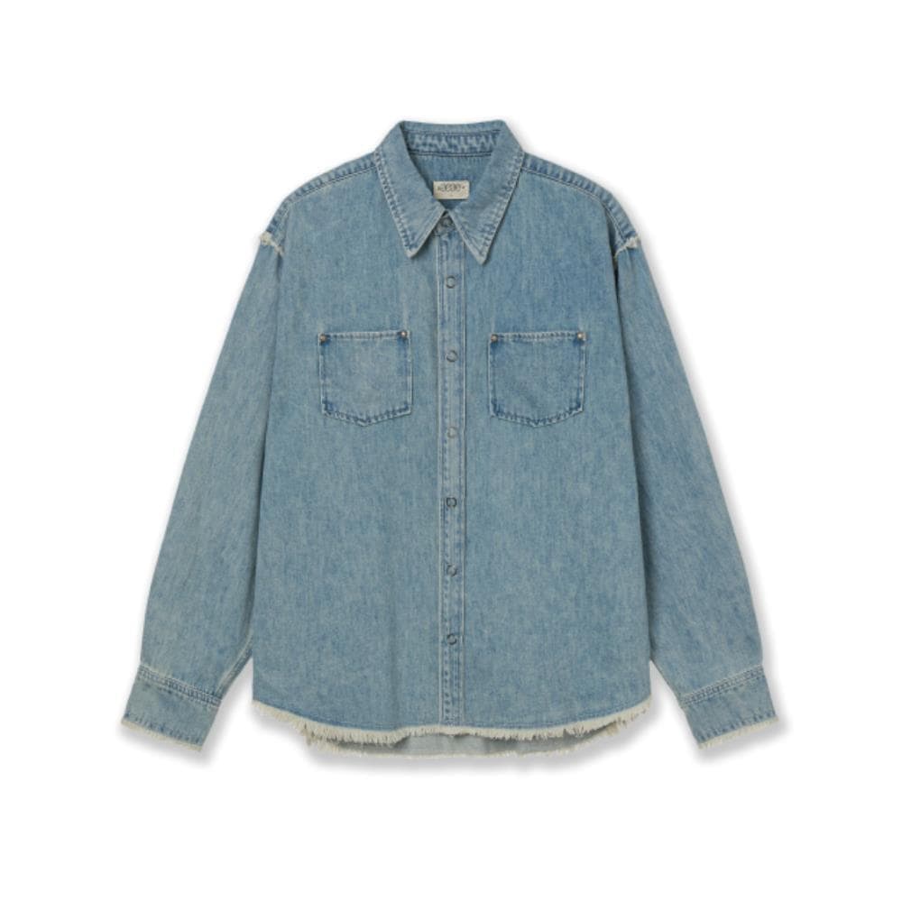 AEAE WESTERN DENIM SHIRTS LIGHT BLUE AE44FUST002LBL