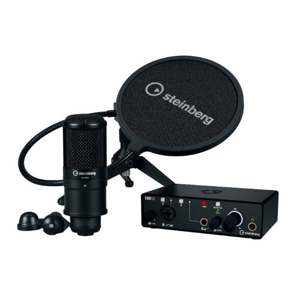 IXO Podcast Pack IXO12ブラック ST-M01コンデンサーマイクロフォン