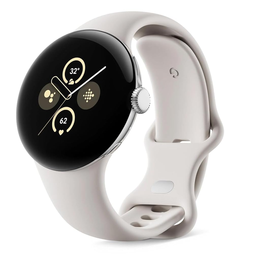 Google Pixel Watch 2 (LTE) Polished Silver/Porcelain スマートウォッチ