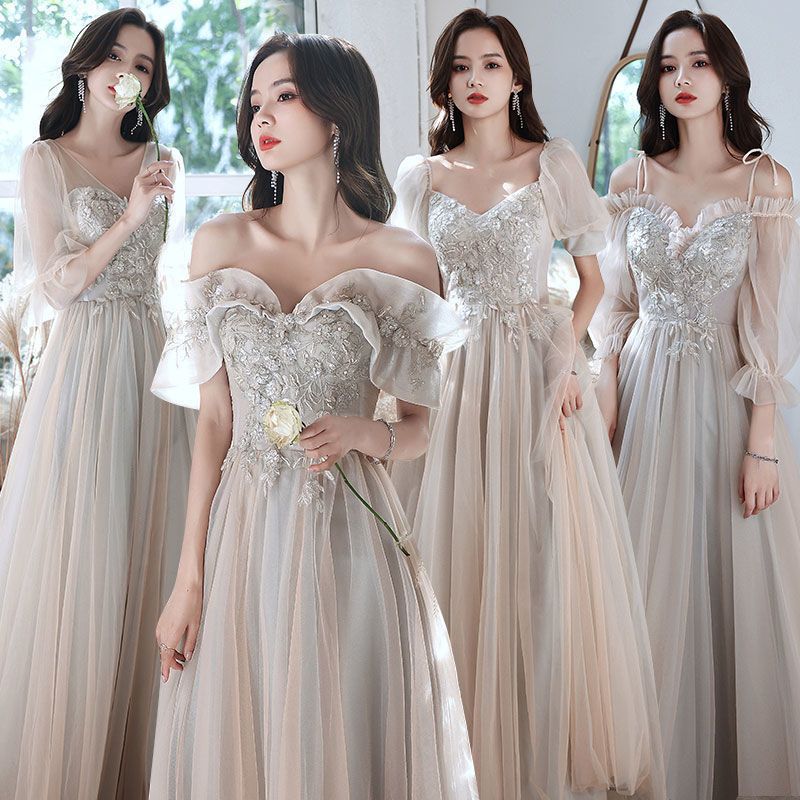結婚式 発表会 今年人気のドレス女性の新しい夏のウェディングドレスドレス薄いロングモデル成人式 演奏会 卒業式
