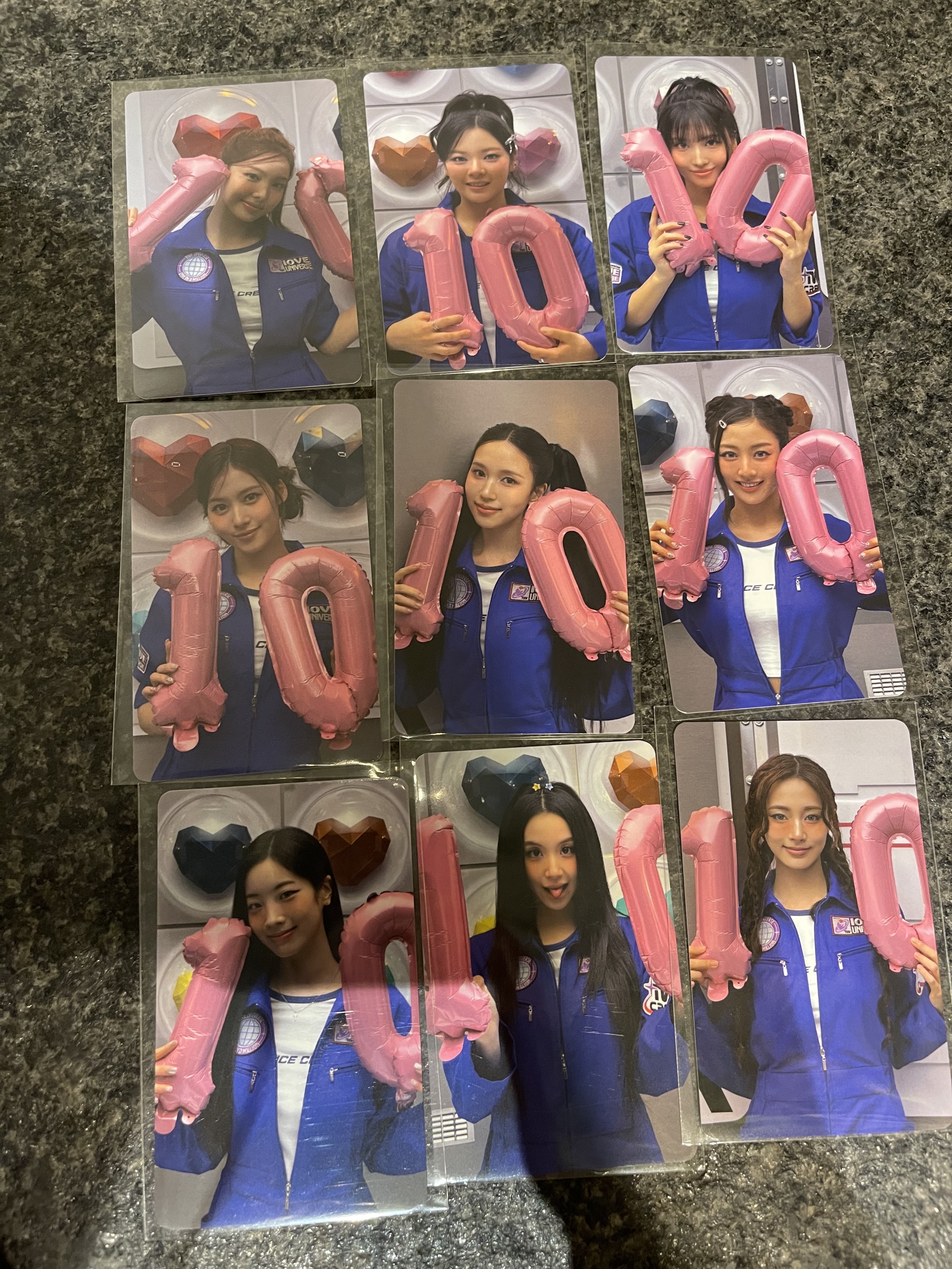 [ON HAND] TWICE POP-UP 10VE UNIVERSE POP UP STORE MERCH EVENT PHOTO CARD 9PCS SET