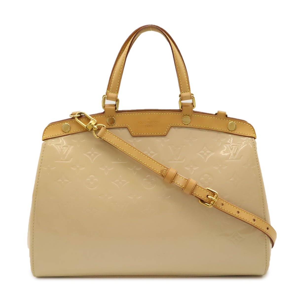 モノグラムヴェルニ ブレアMM ハンドバッグ トートバッグ 2WAY ショルダーバッグ ローズアンジェリーク M9006