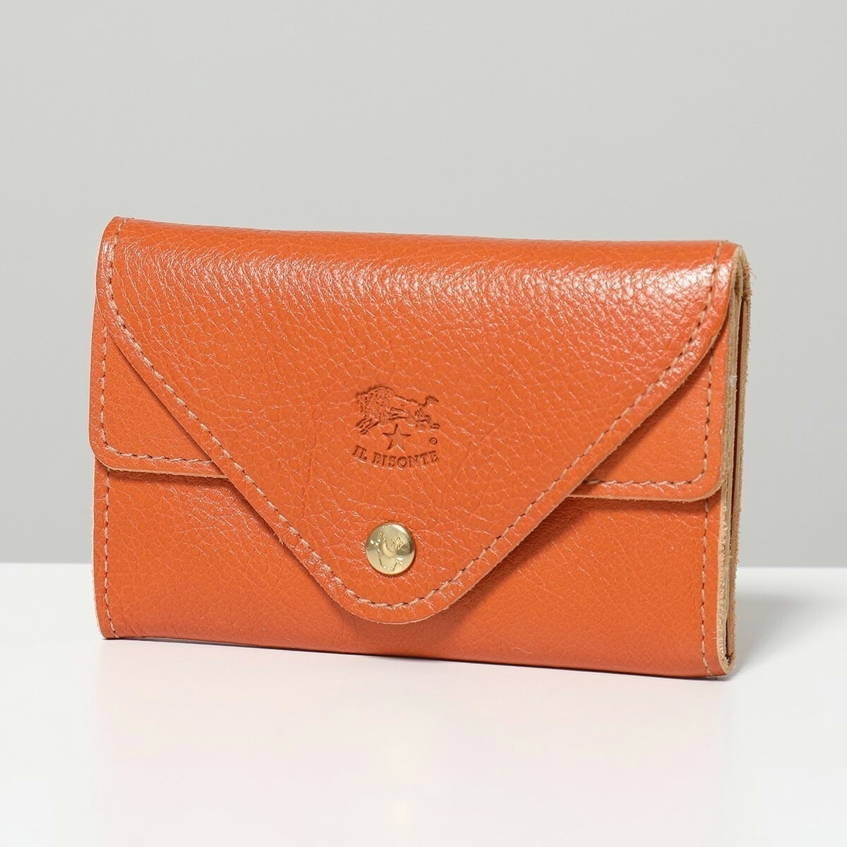 IL BISONTE イルビゾンテ カードケース SCC039 54_1_54172309193 レディース メンズ コインケース 小銭入れ ミニ財布 パスケース アイコンロゴ