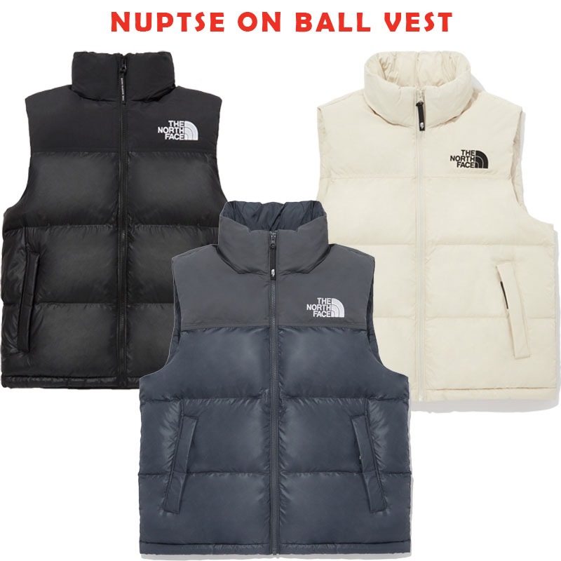 韓国正規品保証 関税負担なし NV3NQ53A NUPTSE ON BALL VESTデイリー 基本 着装 男子 女子 人気 韓国 ファッション 男女共用 アウトドア