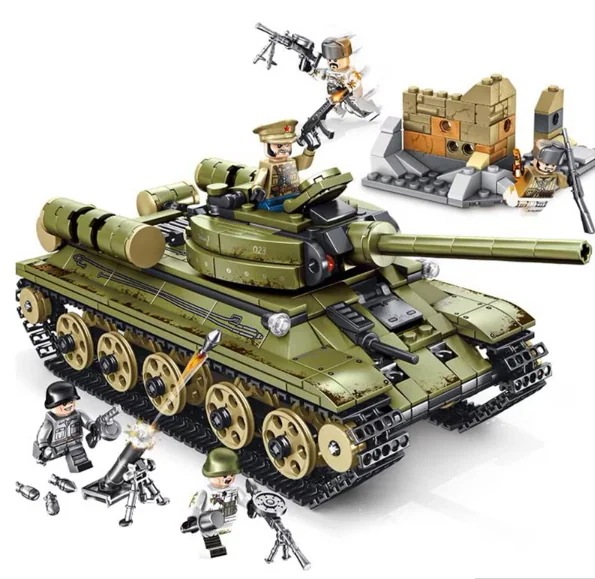 ブロック互換 レゴ 互換品 レゴミリタリーソ連T34戦車ソビエトT-34戦車 互換品クリスマス プレゼント ギフト 誕生日