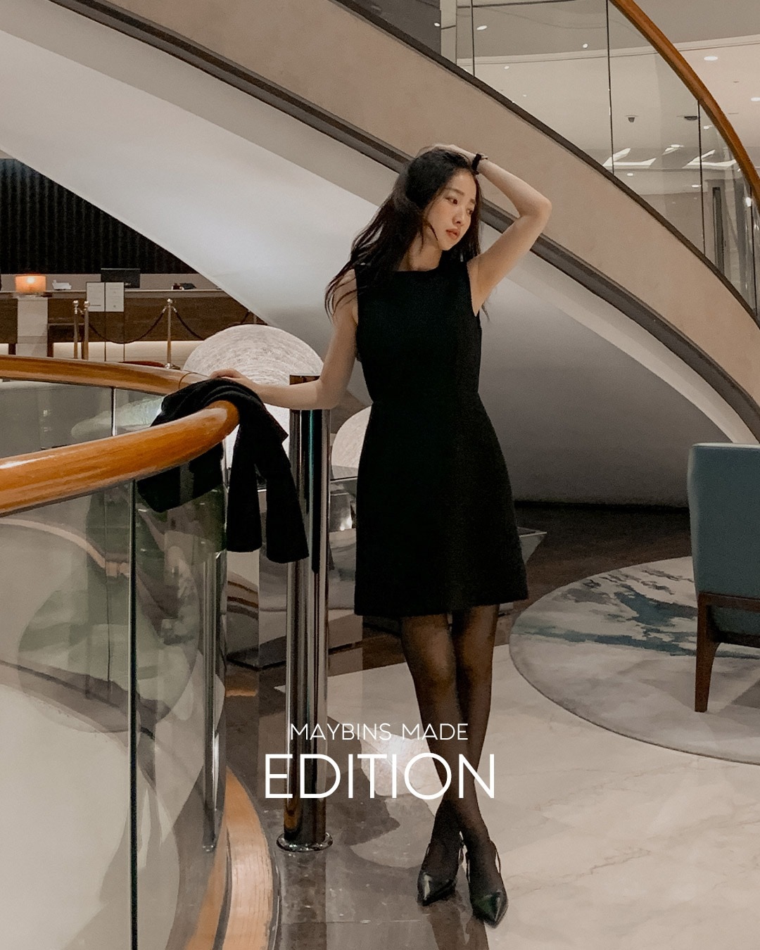 [MADE] デイブツイードワンピース韓国ファッション レディース