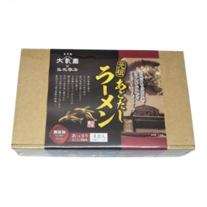 鳥志商店 大氣圏あごだしラーメン 4食 476g TA-10 3個セット