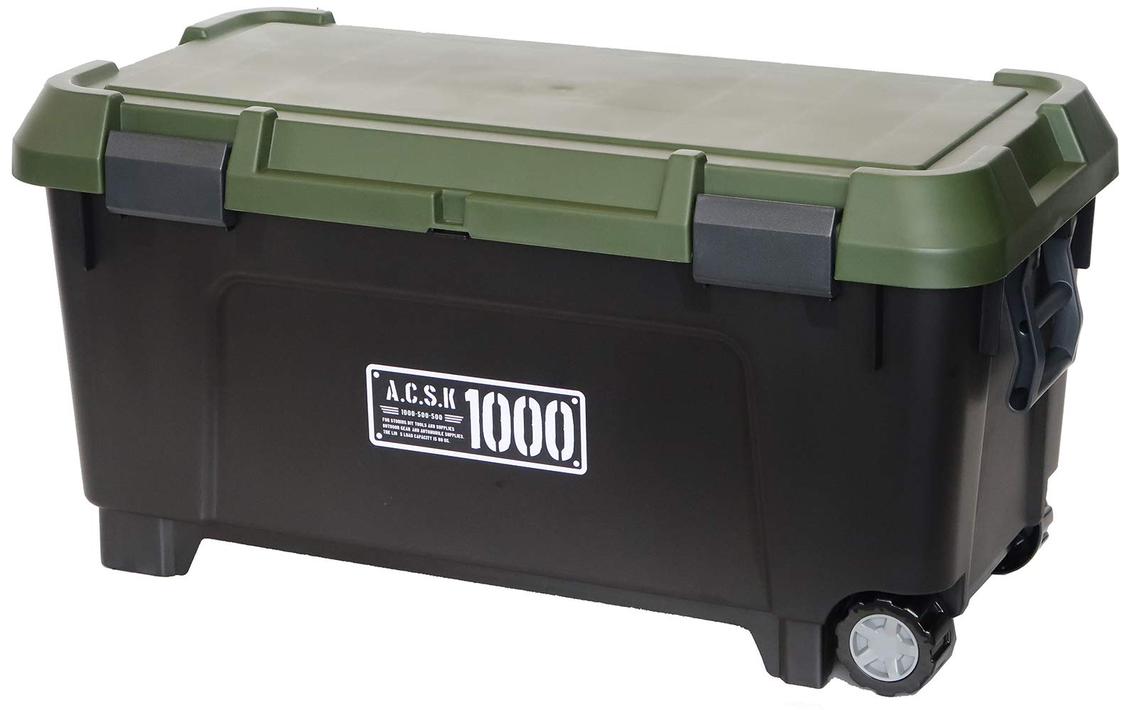JEJアステージ(JEJ Astage) 収納ボックス 日本製 アウトドア キャンプ 踏台 耐荷重80kg 車載 積み重ね[Xシリーズ アクティブストッカー1000X] 防災 幅100×奥行50×高さ