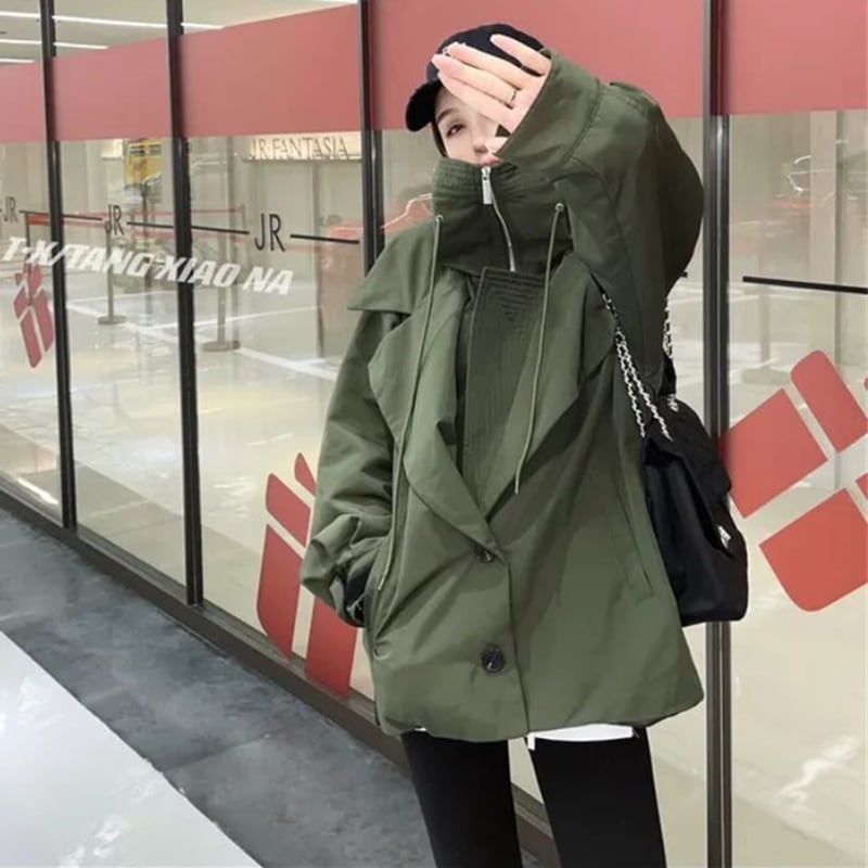 ウインドブレーカージャケット アウトドア ジャケット コート カジュアルコート 秋冬 ルーズ ウインドブレーカー ２カラー. a3267 5,793円