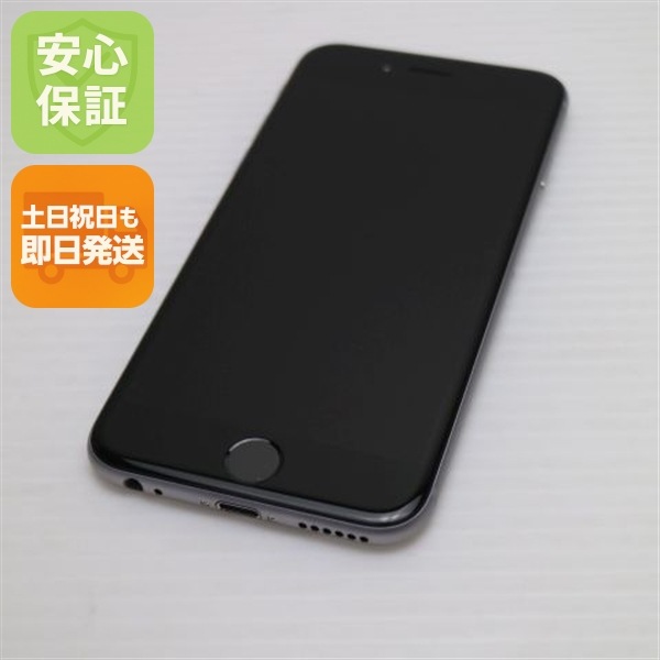 新品同様 SOFTBANK iPhone6 16GB スペースグレイ スマホ 170