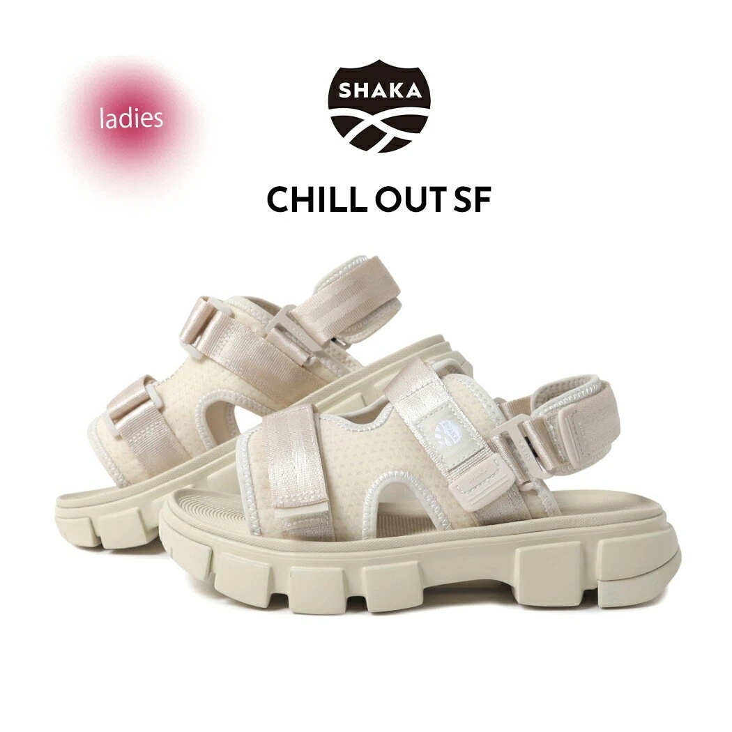 SHAKA シャカ チルアウト サンダル スニーカー CHILL OUT SF LINEN ( リネン ベージュ スニサン 厚底 メンズ レディース ウィメンズ SK-185 )