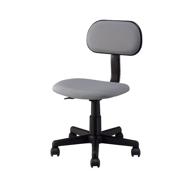 ナカバヤシ OHチェア 肘なし 布 グレー OTS12-GY 1脚 (組立品)