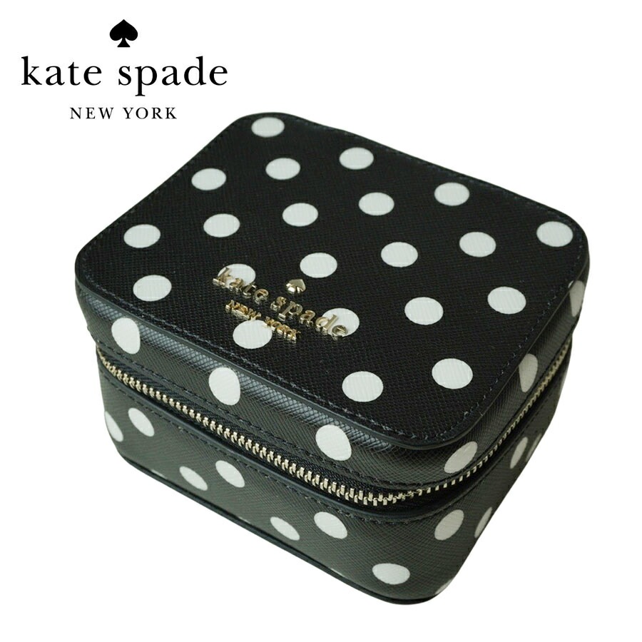 ケイトスペード KATE SPADEレディース アクセサリーケースTRAVEL JEWELRY HOLDER CHARMING DOT PRINTトラベル ジュエリー