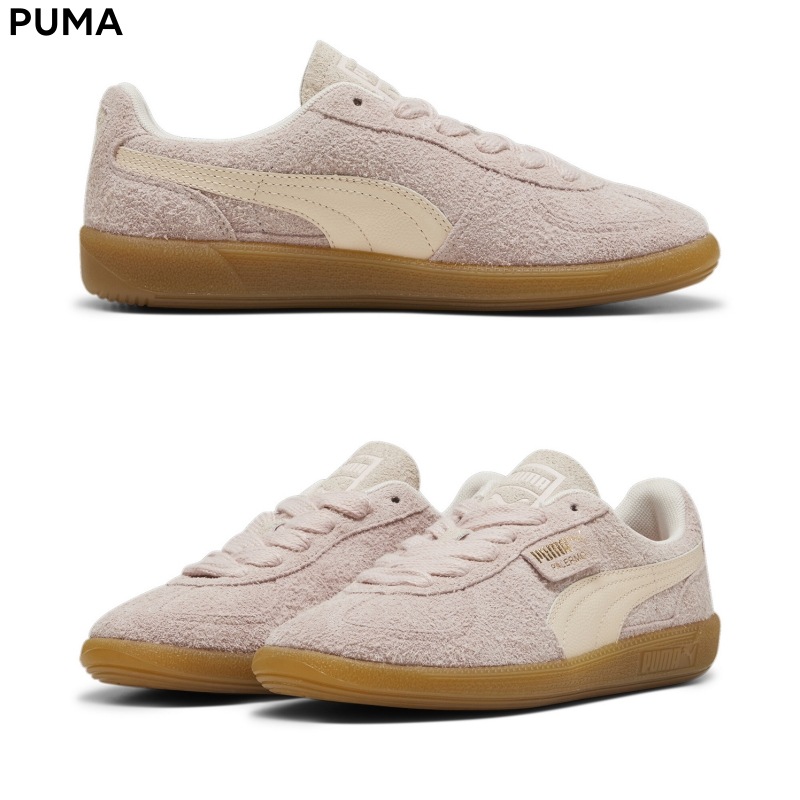 プーマ パレルモ ヘアリー スニーカー レディース ピンク ベージュ 人気 / PUMA PALERMO HAIRY ROSE QUARTZ 11,011円