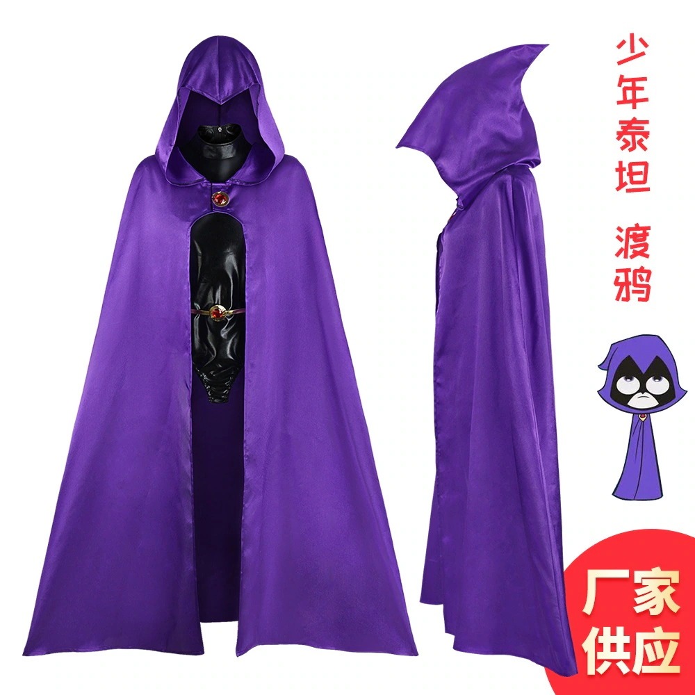 カラス少年タイタン渡鴉コスプレdcコミックス新英雄二次元アニメcos服アニメ舞台