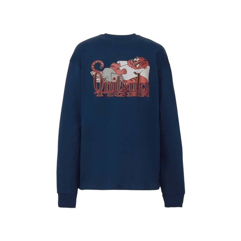 オニツカタイガー グラフィック長袖Tシャツ 2183B609400 498784