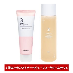 3番セット, 3番 シルクビューティークリーム 60ml + 3番 うるツヤ発酵トナー 200ml