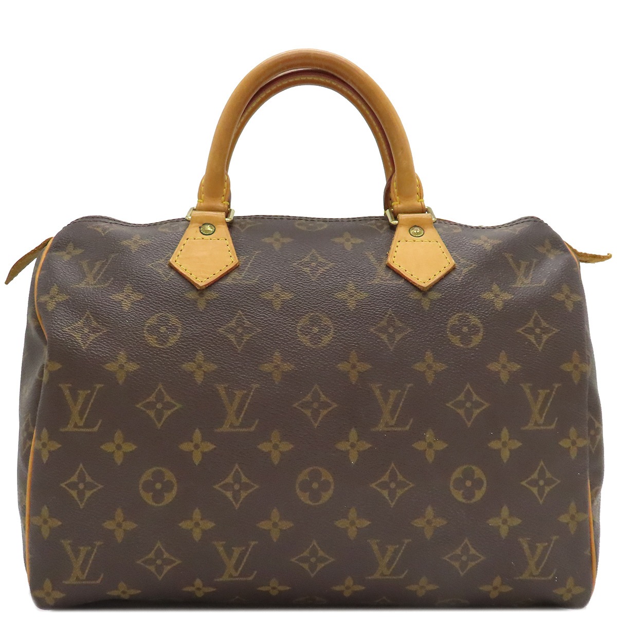ルイヴィトン LOUIS VUITTON ハンドバッグ スピーディ 30 モノグラムキャンバス モノグラム ゴールド金具 茶 ミニボストン 鍵/パドロック欠品 M41526 AA0064【中古】