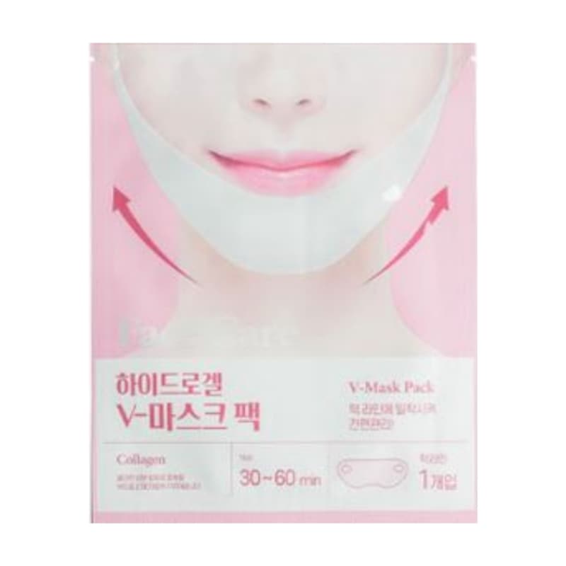[100枚]プレミアムハイドロゲルVラインリフティングパック/たるみケアマスク/弾力アップ集中ケア/フェイスラインケア/腕シワ緩和/プレミアムリフティング/マスクパック100枚セット/マスクパック韓国