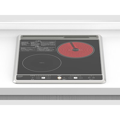 他サイト： CS-H217B ブラック [ビルトインIHクッキングヒーター(幅45cm1口IH+ラジエント)]の商品画像