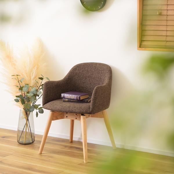 ダイニングチェア 回転 回転式チェア 椅子 北欧 ナチュラル カントリー シンプル 脚 木製 天然木 木目 カジュアル アメリカン 青 ブルー 茶色 ブラウン グレー