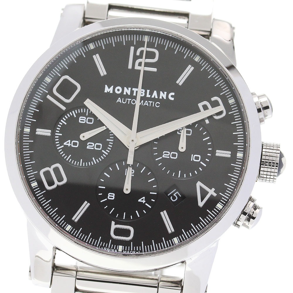 モンブラン MONTBLANC 7069 タイムウォーカー クロノグラフ デイト 自動巻き メンズ _849795【中古】