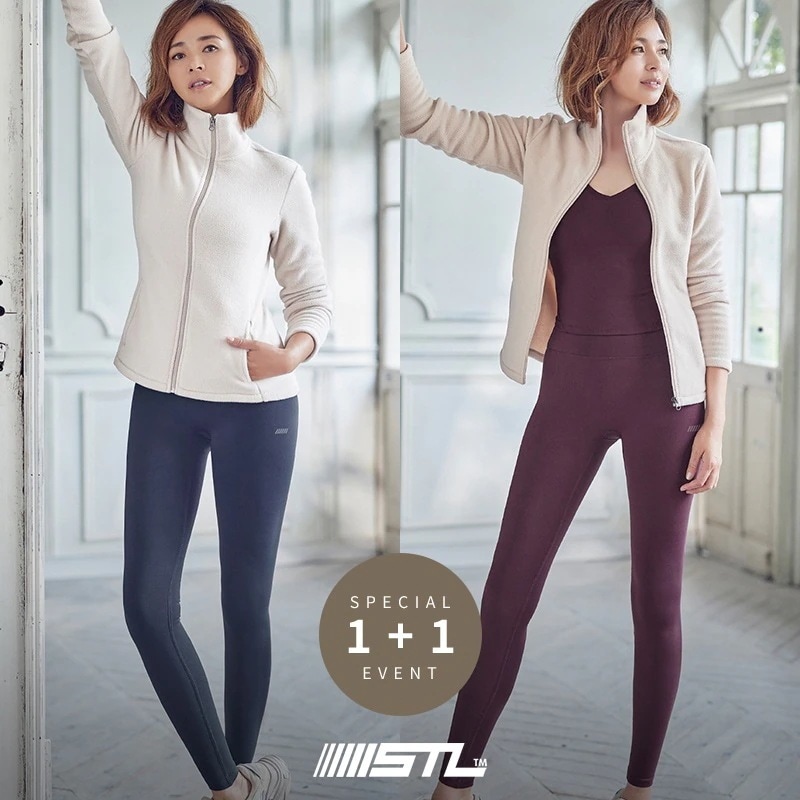 1+1 ボリュームアップ 起毛 WARM レギンス