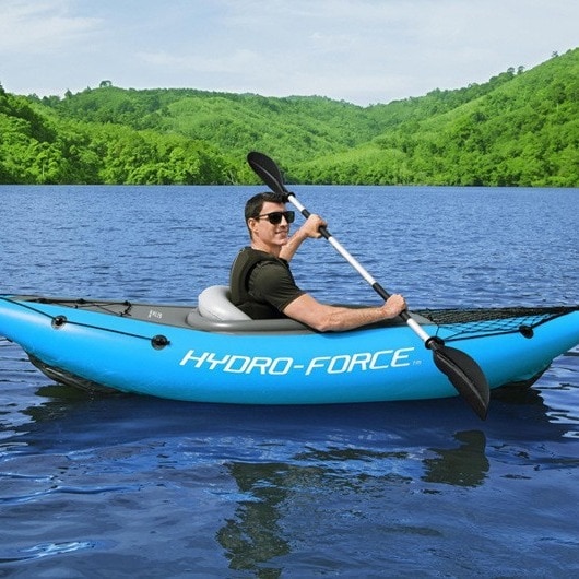 Bestway65115シングルカヤックインフレータブルボート攻撃ボート釣りボートゴムボート折りたたみカヌーカヌーが厚くなった