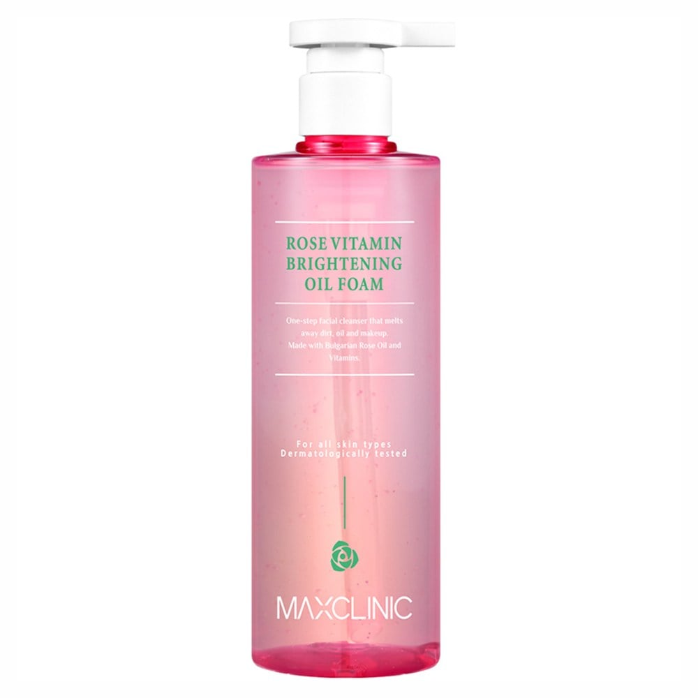 マックスクリニックローズビタミンブライトニングオイルフォームクレンザー
