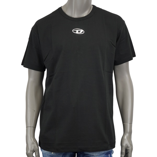 DIESEL ディーゼル T-NORM-IOD/オーバルDロゴ　Tシャツ/A20297 0JMBB 900