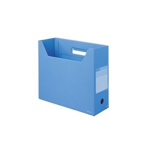 （まとめ）プラス ボックスファイル レギュラー FL-023BF SKB(×10セット)