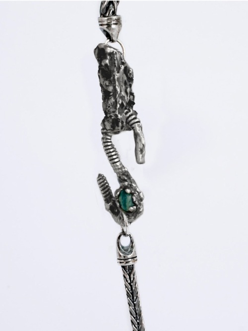 【HARANG】 HR 342N_Stone from Ocean Necklace [Amazonite] 正規品