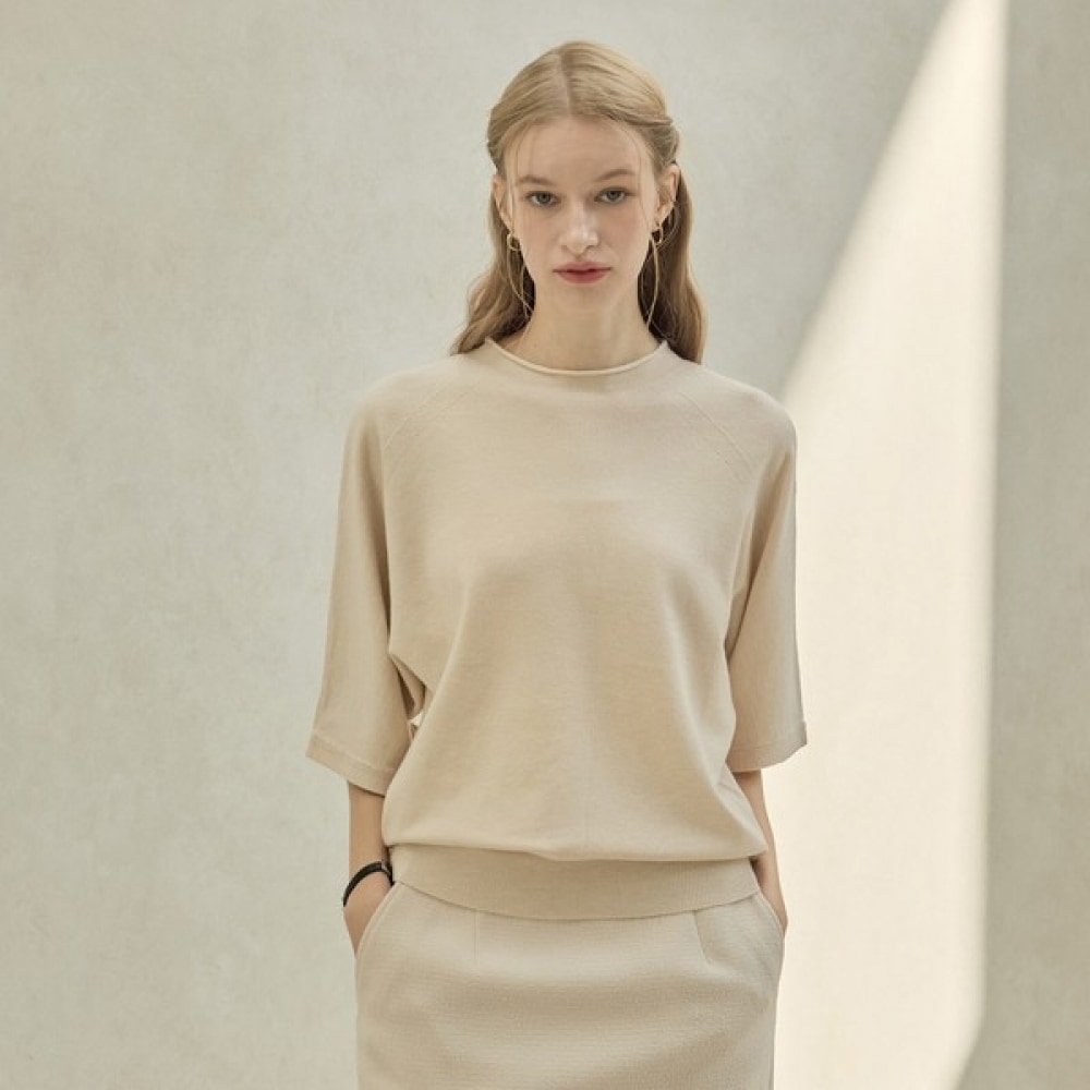 (リアーナニューヨーク) ウールハーフスリーブプルオーバー 8,298円