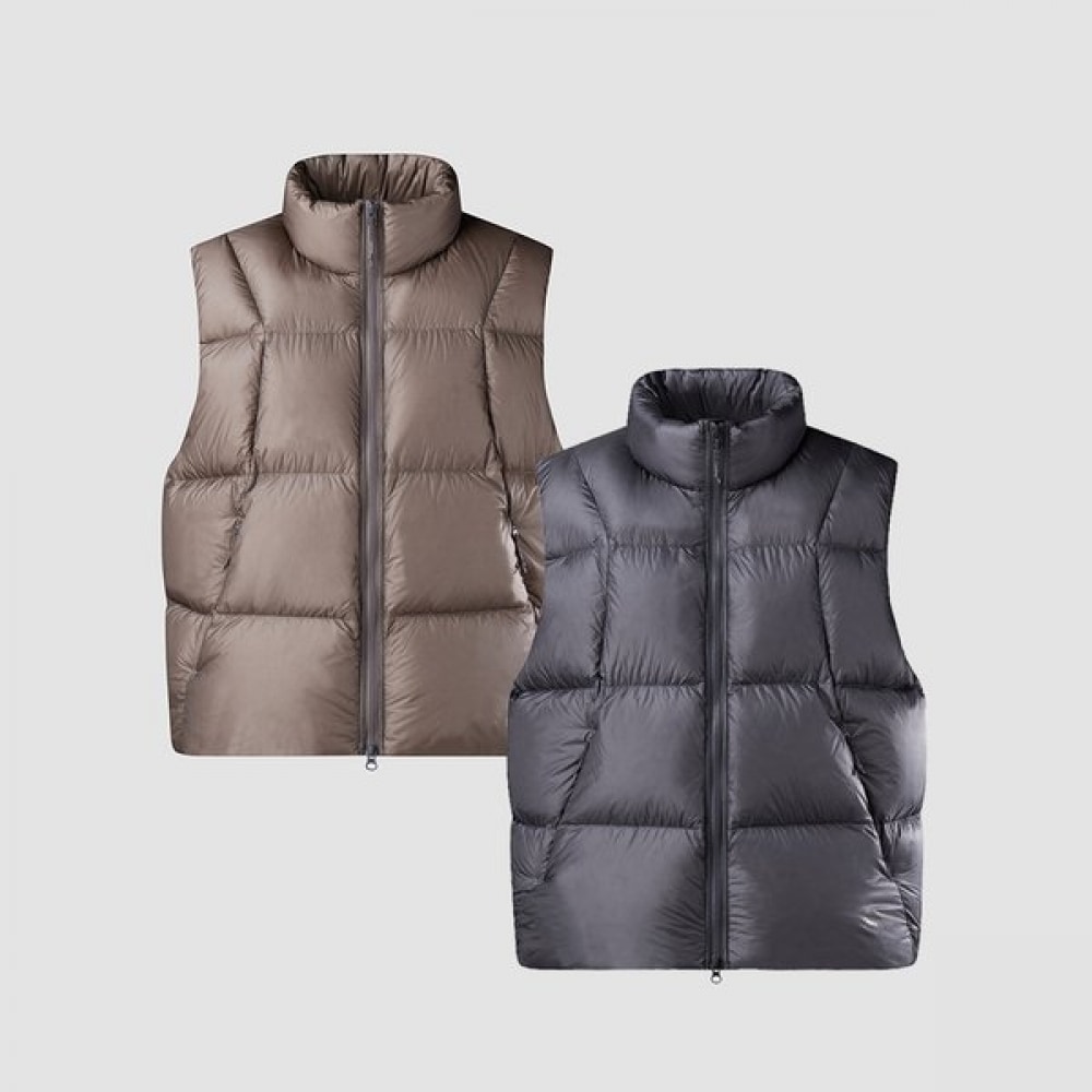 コオロンスポーツ 冬 男性 軽量アウトシェル ダウンベスト