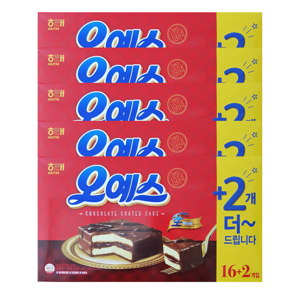 NEWオーイエス540gx5個大容量菓子おやつチョコレートパン