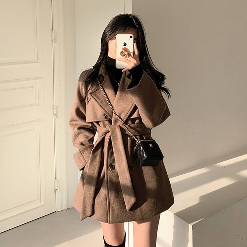 新品登場24 大人気なコート トレンチコート アウター レディース 韓国ファッション 通勤