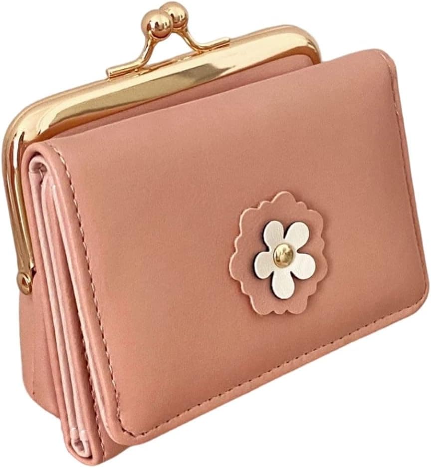 【20%OFFクーポン】レディース 財布 三つ折り がま口 小さめ 花柄 ボタン 大容量 カード入れ 小銭入れ 多機能 取り出しやすい コンパクト 軽い ウォレット コインケース かわいい ファッショ 7,253円