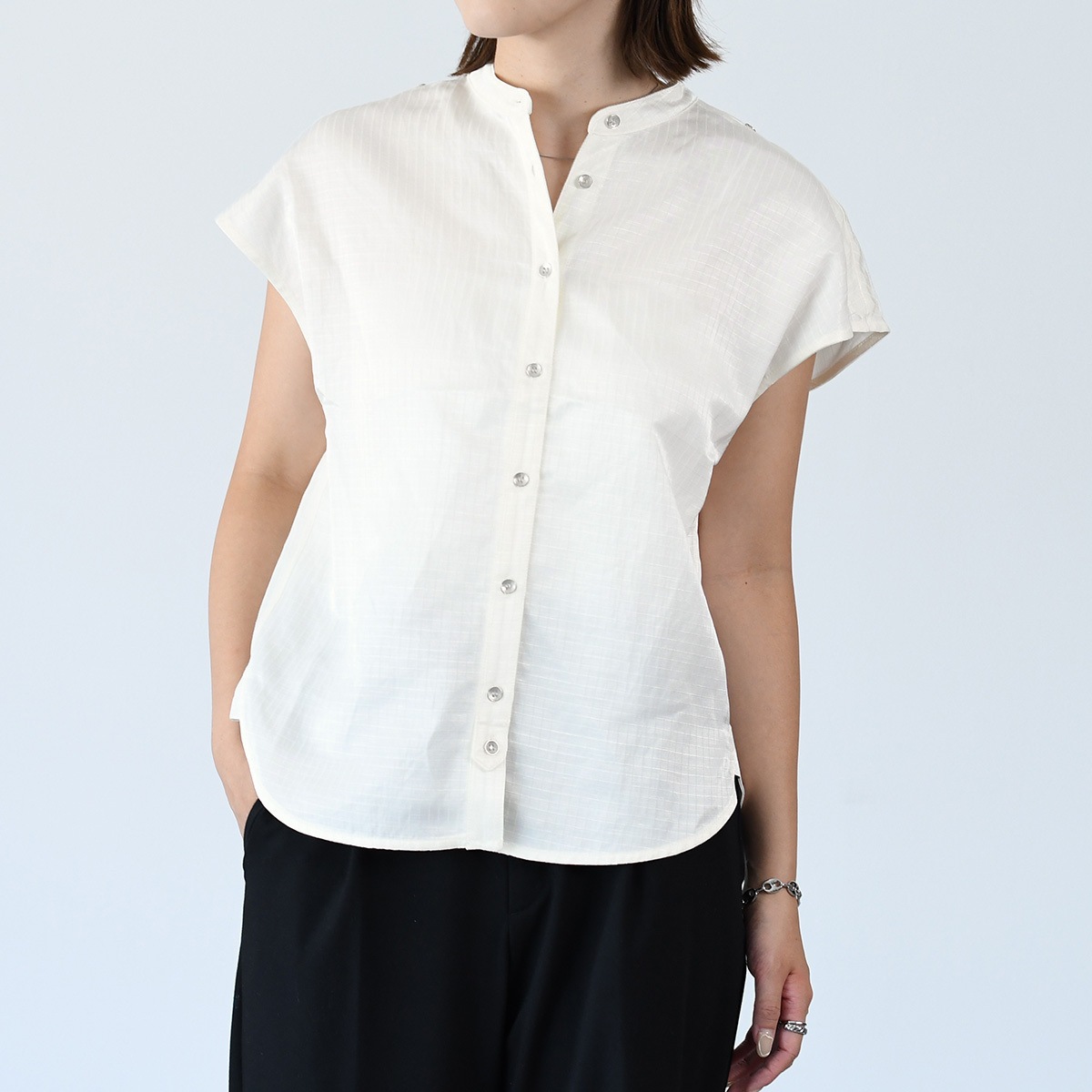 トップス ブラウス MIETTA ミエッタ シャツ LTLA24S4284 G レディース アイボリー ホワイト レーヨン リネン 春夏 おすすめ ギフト