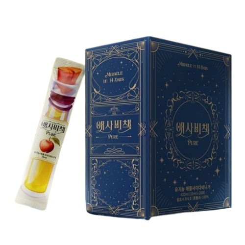 アサ秘策 ピュア オーガニック アップル サイダービネガー 15ml 28本 2週間分